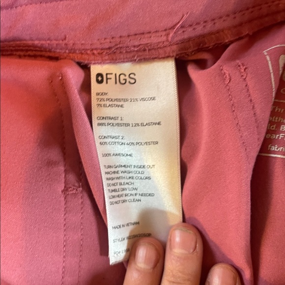 Figs High Waisted Zamora Jogger - Quartz (Breast Cancer Awareness Edition) - Picture 5 of 6